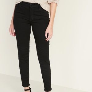 High Rise Super Skinny Jeans with Built-In Warm